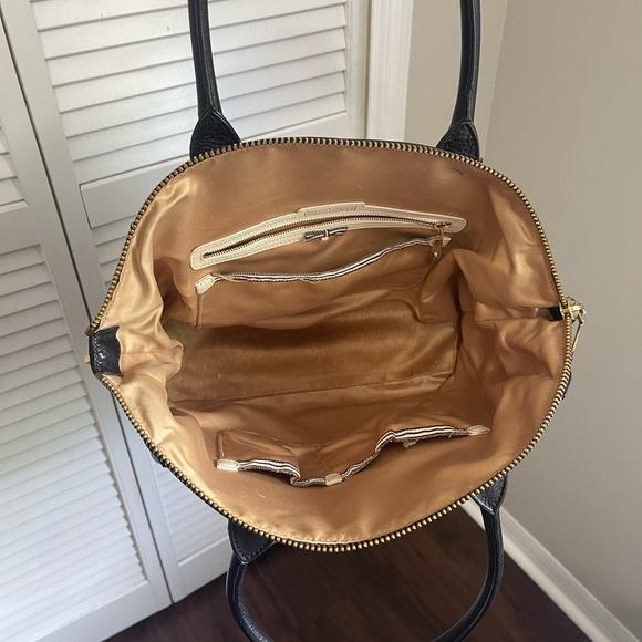 Henri Bendel Black Leather Handbag - Picture 2 of 3